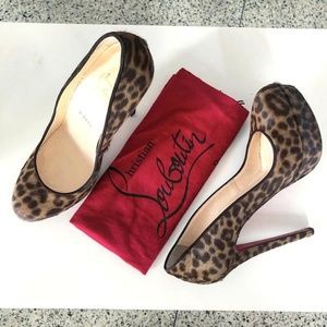 Christian Louboutin | Shoes | Christian Louboutin Bianca Leopard 4 ...
